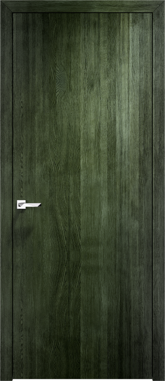 Дверь Дуб-66 вертикальное малахит 