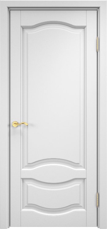 Дверь Арсенал Ольха-33 белая эмаль глухая 