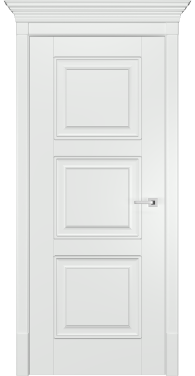 Дверь Аликанте D эмаль RAL 9003