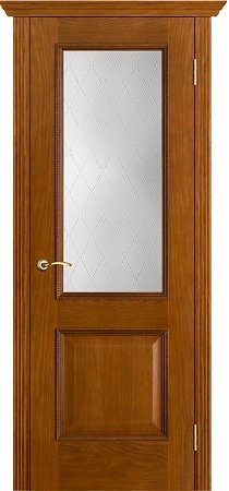 Дверь Шурвуд античный дуб стекло классик