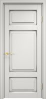 Дверь Арсенал Ольха-55 белый грунт патина серебро глухая 