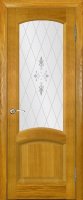 Межкомнатная дверь Лаура Дуб Capri стекло