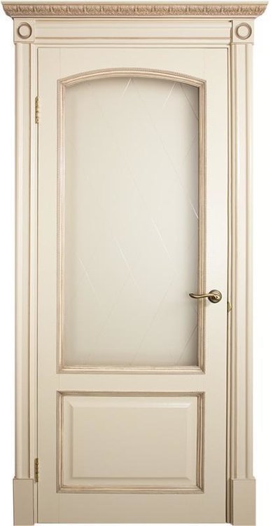 Дверь Верона деканте ваниль стекло 