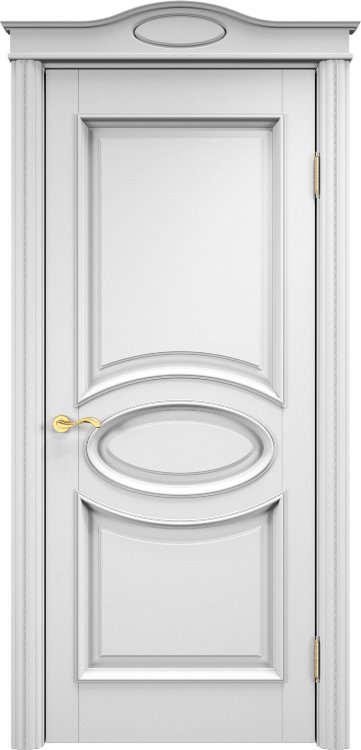 Дверь Арсенал Ольха-26 белая эмаль глухая