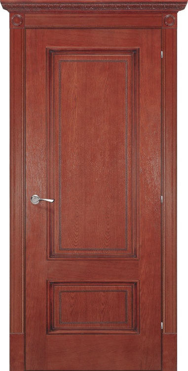 Дверь Йорк коньячный дуб глухая 