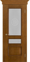 Дверь Вена дуб античный стекло Версачи