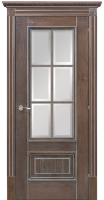 Дверь Ромула 1 седой дуб стекло 